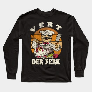 Vert Der Ferk // Swedish Chef // Vintage Long Sleeve T-Shirt